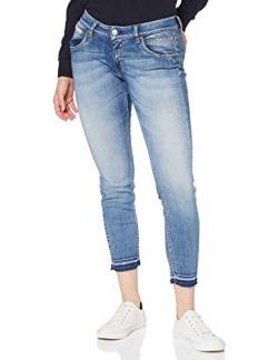 Herrlicher Damen Touch Cropped Organic Denim Jeans, Faded Blue 666, 30 von Herrlicher