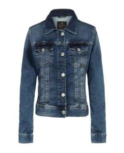 Herrlicher Joplin Damen Jeansjacke Tailliert (DE/NL/SE/PL, Alphanumerisch, M, Regular, Regular, Relaxed) von Herrlicher