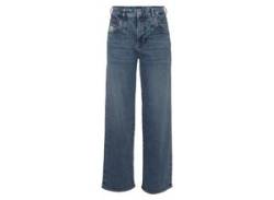 Straight-Jeans HERRLICHER "Brooke Straight Recycled" Gr. 26, Länge 34, blau (harborblu) Damen Jeans Gerade von Herrlicher