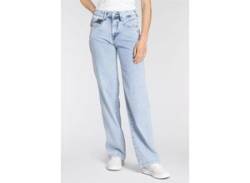 Straight-Jeans HERRLICHER "Gila Sailor Long Light Denim" Gr. 30, Länge 32, blau (paradieso) Damen Jeans Gerade von Herrlicher