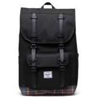 Herschel Little America Mid Rucksack Black Winter Plaid von Herschel