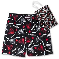 Boxershorts mit Geschenk Tüte Männer Unterwäsche Hershey's Men's Boxers Shorts with Gift Bag Black Kisses Schokolade Underwear für Teenager/Erwachsene von Hershey's Kisses