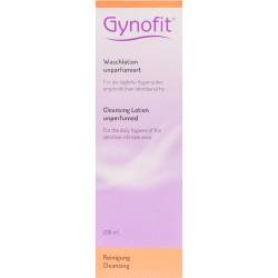 Gynofit Reinigungslotion (unparfümiert) - Sorgt für einen ausgewogenen pH-Wert der Vagina - Schützt vor dem Austrocknen und beugt Irritationen vor - für die langfristige Anwendung (200 ml) von Hersteller