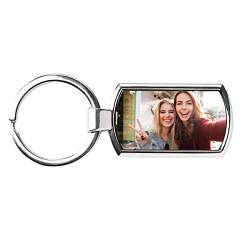 Herz & Heim® Foto-Schlüsselanhänger aus Edelstahl in Geschenkverpackung ideal zum Valentinstag von Herz & Heim
