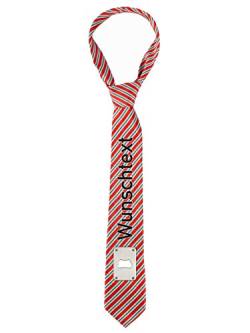 Herz & Heim® Krawatte zum Männertag mit Ihrem Namen bedruckt und praktischen Flaschenöffner von Herz & Heim