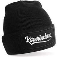 Herzbotschaft Beanie Strickmütze mit Spruch Kornröschen (Mütze mit Aufdruck, Skimütze) Unisex SoftTouch angenehm weiche und warme Wintermütze Einheitsgröße von Herzbotschaft