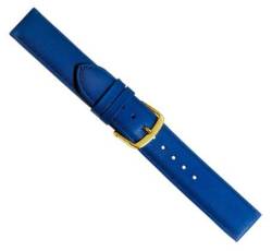 Herzog Beach Uhrenarmband Kalbsleder Royalblau 20434G, Stegbreite:12mm von Herzog