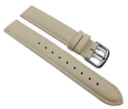 Herzog Beach XL Uhrenarmband Kalbsleder Grau-Beige 21689S, Stegbreite:20mm von Herzog