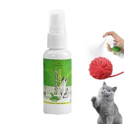 Flüssiges Katzenminze-Spray, 50ml Katzenspray Natur, Katzenzubehör für Hauskatzen, Katzenkatzenminze für den Innen-/Außenbereich zum Trainieren der Umleitung von schlechtem Verhalten Heshi von Heshi