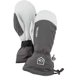 Hestra Army Leather Heli Ski Fäustlinge Herren (Grau 11 D) Skihandschuhe von Hestra