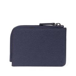 Hexagona Dandy, Geldbörse für Herren Dandy Collection Navy aus hochwertigem genarbtem Rindsleder Geldbörse und Kartenetuis Kreditkarten kompatibel, Marine, L : 13 x h : 9,5 x P : 2 cm von Hexagona