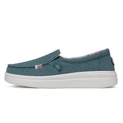 Hey Dude Damen Misty Rise Loafer Shoes, Tropical Blue, 40 EU von Hey Dude