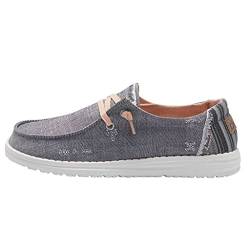 Hey Dude Damen Wendy Boho Grau Größe 45 | Damenschuhe | Damen Schnürhalbschuhe | Bequem & Leicht, Boho Grau, 43 EU von Hey Dude