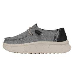 Hey Dude Damen Wendy Peak Woven Moccasin, Charcoal, 36 EU von Hey Dude