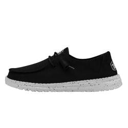 Hey Dude Damen Wendy Slub Canvas Moc Toe Shoes, Black, 38 EU von Hey Dude