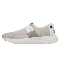 Hey Dude - Herren Sirocco Sirocco Sneaker Schuhe, White, 43 EU von Hey Dude