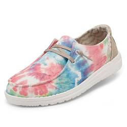 Hey Dude Wendy - Damenschuhe - Farbe Mandala Tie Dye - Freizeitschuhe im Mokassin-Stil - Größe 36 von Hey Dude