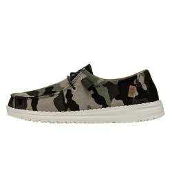 Hey Dude Wendy Funk - Damenschuhe - Farbe Camo - Freizeitschuhe im Mokassin-Stil - Größe 39 von Hey Dude