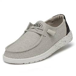 Hey dude Sneakers Donna Grigio Hd.40098 Wendy Woven Light Grey von Hey Dude