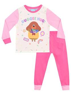 Hey Duggee Pyjama und Langarm T-Shirt aus Baumwolle mit dem Slogan und einem entzückenden Motiv für Mädchen 4-5 Years Multicoloured von Hey Duggee