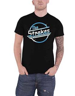 The Strokes T Shirt Classic Band Logo Magna Nue offiziell Unisex Schwarz L von HeyRusty