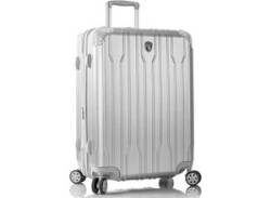 Hartschalen-Trolley HEYS "Xtrak, 66 cm" Gr. B/H/T: 45 cm x 66 cm x 30 cm 77 l, silberfarben (silver) Koffer Hartschalenkoffer Reisegepäck mittel groß TSA Schloss Volumenerweiterung von Heys