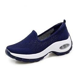 Hezeisoar Damen Sneaker Atmungsaktiv Mesh Turnschuhe Bequem Sportschuhe Freizeit Laufschuhe Leichte Schuhe von Hezeisoar