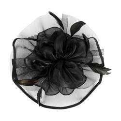 Fascinator für Damen, Netzgarn, Feder, Cocktail-Party, Hut, Stirnband, Haarnadel, Hochzeit, Kopfbedeckung, Haarschmuck von Hgvcfcv