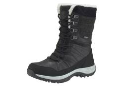 Große Größen: Outdoorwinterstiefel, schwarz, Gr.38 von Hi-Tec