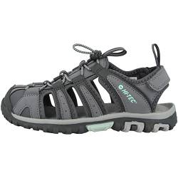 Hi-Tec Damen Bucht Geschlossene Sandalen, Grau Grau Kohle Sprout 91, 40 EU von Hi-Tec