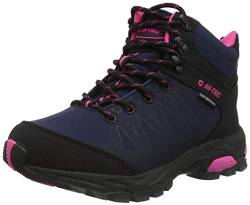 Hi-Tec Damen Raven MID WP Womens Walking-Schuh, Navy/Magenta, 40 EU von Hi-Tec