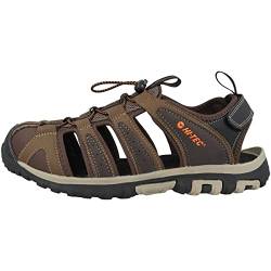 Hi-Tec Herren Cove Breeze Geschlossene Sandalen, Braun (Chocolate/brown/burnt Orange/multi), 45 EU von Hi-Tec