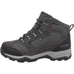 Hi-Tec Herren Storm Waterproof Trekking-& Wanderstiefel, Grau (Charcoal/Grey/Majolica Blue) von Hi-Tec