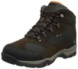 Hi-Tec Herren Storm Wp Wide Walking-Schuh, Dk Chocolate/Dk Taupe/Burnt Orange, 42 EU von Hi-Tec