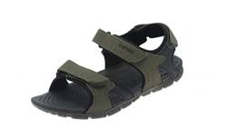 Hi-Tec Kuriles Herren-Sandalen mit Klettverschlüssen, robuste Gummisohle für Traktion, ideal für den Sommer, Olive Dune, 40 EU von Hi-Tec