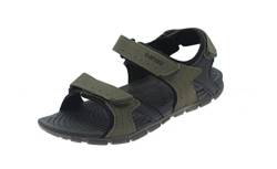 Hi-Tec Kuriles Sportliche Herren-Sandale mit Klettverschlüssen, robuste Gummisohle, Traktion, ideal für den Sommer, Olive Dune, 42 EU von Hi-Tec