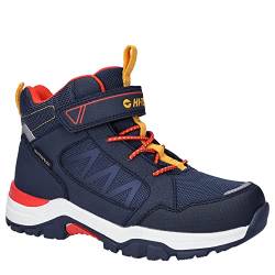 Hi-Tec O010382-051-hi-tec Rush Wp Jr-Navy/orange/Corn-2 Wanderstiefel, Marineorange-Mais, 34 EU von Hi-Tec