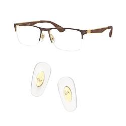 HiCycle2 Oak&ban -Nasenpads zum Einstecken for Ray-Ban RB6335 Brillen, 14 mm(golden)… von HiCycle2