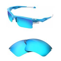 HiCycle2 Polarisierte Ersatzgläser für Oakley Fast Jacket XL Sonnenbrille, blau, nothing von HiCycle2