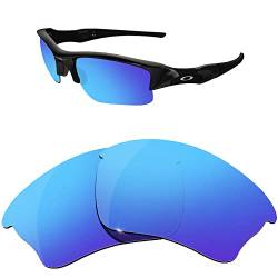 HiCycle2 Polarisierte Ersatzgläser für Oakley Half Jacket XLJ Sonnenbrille, verschiedene Optionen, Eisblau, eisblau, 55mm von HiCycle2