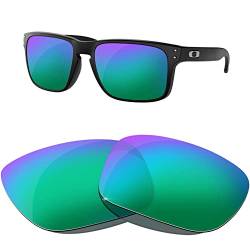 HiCycle2 Polarisierte Ersatzgläser für Oakley Holbrook Sonnenbrille, mehrere Optionen(Grün) von HiCycle2