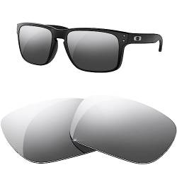 HiCycle2 Polarisierte Ersatzgläser für Oakley Holbrook Sonnenbrille, mehrere Optionen(Silber) von HiCycle2