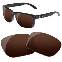 HiCycle2 Polarisierte Ersatzgläser für Oakley Holbrook XL Sonnenbrille, mehrere Optionen, braun, nothing von HiCycle2