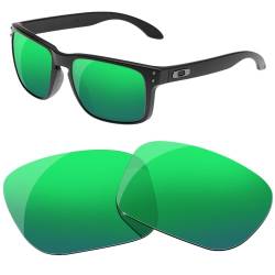 HiCycle2 Polarisierte Ersatzgläser für Oakley Holbrook XL Sonnenbrille, mehrere Optionen, grün, nothing von HiCycle2