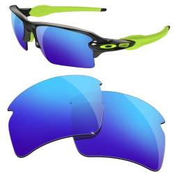 HiCycle2 Verspiegelte polarisierte Ersatzgläser für Oakley Flak 2.0 XL Sonnenbrille, mehrere Optionen, eisblau von HiCycle2
