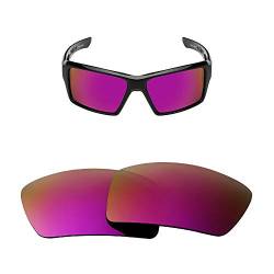 Oak&ban Verspiegelte polarisierte Ersatzgläser für Oakley Eyepatch 2 Sonnenbrillen, verschiedene Optionen Gr. onesize, Lila - polarisiert von HiCycle2