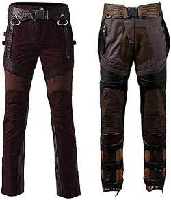 HiFacon Guardians of Galaxy 2 Star Lord Chris Pratt Peter Quill Maroon Leather Jacket von HiFacon