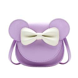 Hifot Kinder Umhängetasche Mädchen, Süßes Bowknot Handtasche Mini Prinzessin Messenger Bags Taschen mit Verstellbarer Strape für kleine Mädchen von Hifot