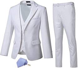High-End Suits Herren Classic, Weiss/opulenter Garten, L von High-End Suits
