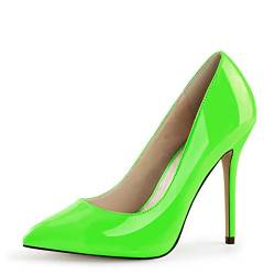 Higher Heels PleaserUSA Pumps Amuse-20 neon grün Gr.44 von Higher Heels